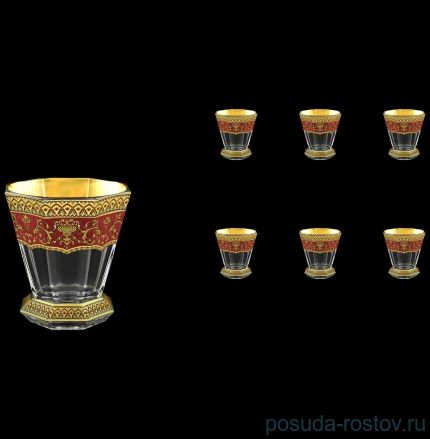 Стаканы для виски 310 мл 6 шт &quot;Astra Gold /Красная&quot; / 107141