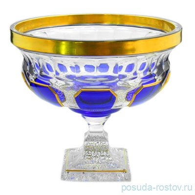 Ваза для фруктов 24 см н/н &quot;Антик /Синий /золото&quot; / 001075