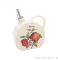Графин 600 мл с крышкой для уксуса 18 см &quot;Artigianato ceramico /Гранат&quot; / 232996