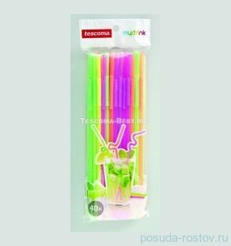 Трубочки с удлиненным сгибом 40 шт "Tescoma /myDRINK" / 142449