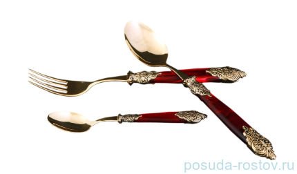 Столовые приборы 36 предметов &quot;Versaille Antique Gold /Bordeaux Gold&quot; / 114564