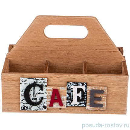 Подставка с ручкой 21 х 15 х 15 см &quot;coffee &amp; tia time&quot; / 254861
