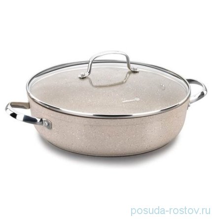 Сотейник 26 х 7 см со стеклянной крышклой 3,5 л &quot;Granita&quot; / 272088
