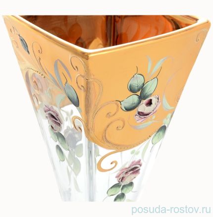 Ваза для цветов 28 см &quot;Квадро /Розовая нежность&quot; E-S / 140069