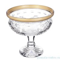 Ваза для конфет 16 см н/н &quot;Роза /Золотой кант&quot; / 231842