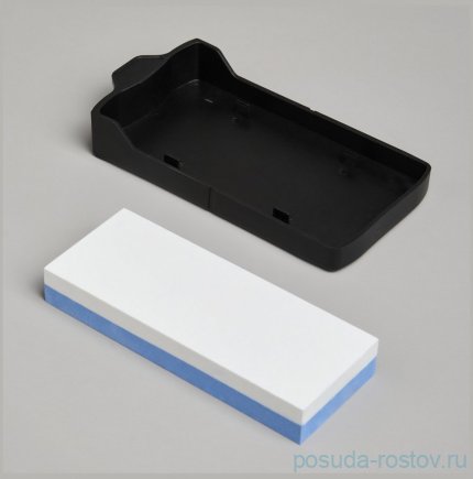 Подставка для ножей 13,6 х 14,6 х 23 см с точильным камнем Agness  / 378420