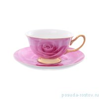 Чайная пара 200 мл 1 шт &quot;Розовая роза&quot; / 167209
