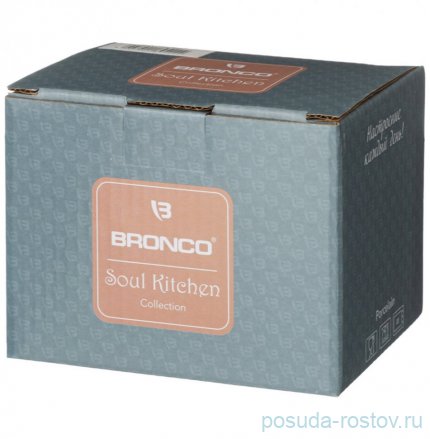 Кружка 400 мл 9 см белая &quot;Soul kitchen&quot; / 301556