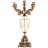 Набор 3 предмета (часы настольные кварцевые + 2 подсвечника) &quot;Olympus Brass&quot; / 212282