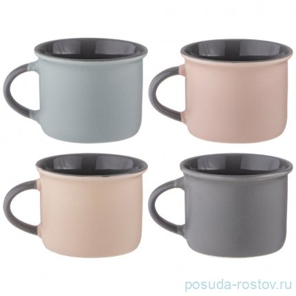 Набор кружек из 4 шт coffee 160 мл / 345910