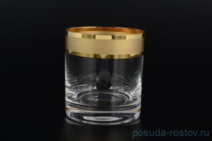 Стаканы для виски 6 шт &quot;Матовая полоса /золото&quot; B-G / 097312