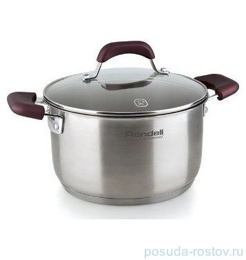 Кастрюля 24 см с крышкой 5,6 л &quot;Bojole&quot; / 116937