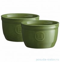 Рамекин 9 х 5,5 см 2 шт 150 мл лавровый лист &quot;Emile Henry&quot; / 270254