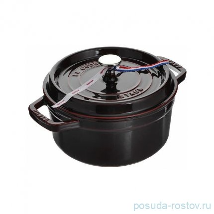 Кокот 22 см с крышкой гранатовый 2,6 л &quot;STAUB&quot; / 258007