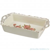 Блюдо-шубница 28 х 15 х 6 см с ручками &quot;Корейская роза&quot; / 312940