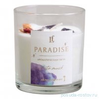 Свеча ароматизированная в стакане paradise white musk 8*9 см / 367089
