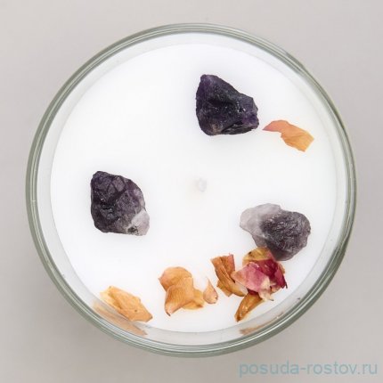 Свеча ароматизированная в стакане paradise white musk 8*9 см / 367089