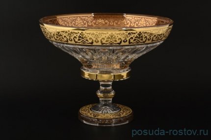 Конфетница 25 см н/н &quot;Max Crystal /Золото&quot; / 105421