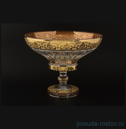 Конфетница 25 см н/н &quot;Max Crystal /Золото&quot; / 105421