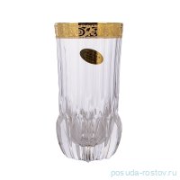 Стаканы для воды 400 мл 6 шт &quot;Адажио /Цветочный узор /Золото&quot; / 168099