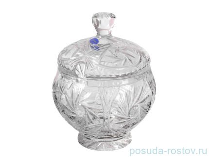 Конфетница с крышкой н/н &quot;Резная&quot; / 138451