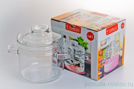 Кастрюля 1,4 л с крышкой, высокая &quot;Termisil&quot; / 043795