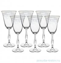Бокалы для красного вина 250 мл 6 шт &quot;Fregata /Антик /Q8639 /Затирка золото&quot; / 245197