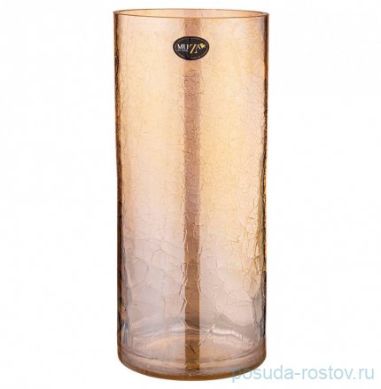 Ваза для цветов 14,6 х 35 см &quot;Cracle amber&quot;   / 278563