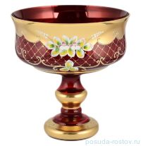 Ваза для конфет/фруктов 24 см н/н &quot;Лепка красная /6888&quot; B-L / 095952