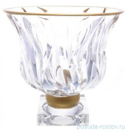 Фруктовница 24,5 см н/н &quot;Flame /Матовая полоса&quot; AS Crystal / 163558