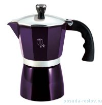 Гейзерная кофеварка 600 мл на 6 чашек &quot;Purple Eclips&quot; / 280702