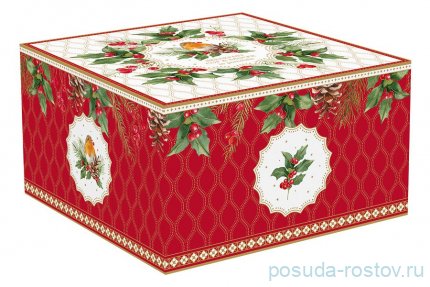 Чайная пара 370 мл &quot;Рождественские ягоды&quot; (подарочная упаковка) / 338036