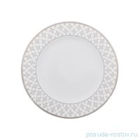 Тарелка 21 см 1 шт &quot;Серо-белая сетка&quot; / 236560