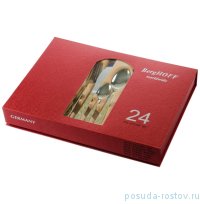 Столовые приборы 24 предмета на 6 персон &quot;Виола /золото&quot; / 075571