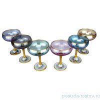 Креманки/мартинки 6 шт &quot;Colors /Отводка золото&quot; / 251674