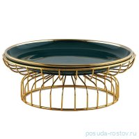 Блюдо 30 см круглое на подставке / 335238