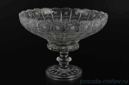 Ваза для фруктов 25 см н/н &quot;Хрусталь резной /57001&quot; / 094177