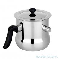 Молоковарка 1,5 л со свистком и крышкой Agness / 355584