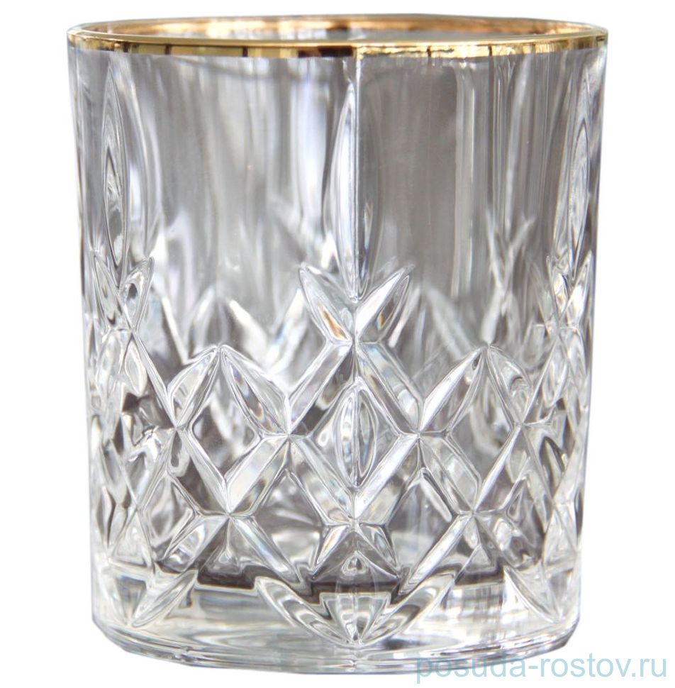 Стаканы для виски 320 мл 4 шт "BRIXTON GOLD" / 153611