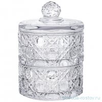 Банка для сыпучих продуктов 10,5 х 15 см 2-х ярусная по 280 мл &quot;Gem&quot; / 342766