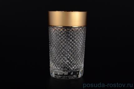 Стаканы для воды 200 мл 6 шт &quot;Sonne Crystal /Золото&quot; / 093083