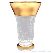 Ваза для цветов 40 см &quot;Хрусталь с золотом&quot; / 067807