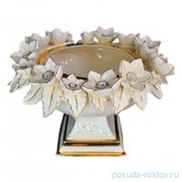 Ваза 55 см с цветами белая  / 359212