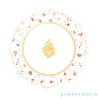 Тарелка 21 см &quot;Christmas world /Toys yellow&quot; / 273748