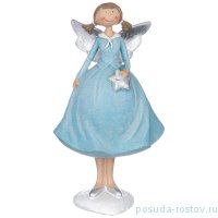 Фигурка 11,5 х 9,5 х 20,5 см &quot;Ангелочек в голубом платье&quot; / 225502