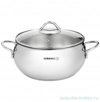 Кастрюля 22 х 11 см со стеклянной крышкой 4,9 л &quot;Tombic&quot; / 328557