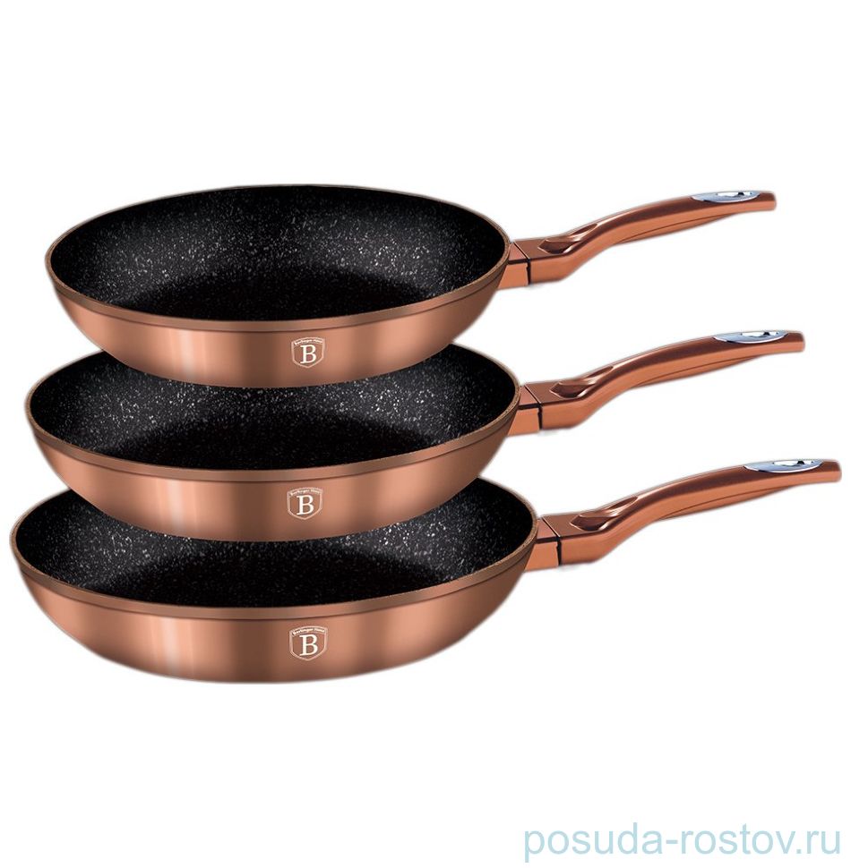 Набор сковород 3 предмета "Copper Metallic Line" / 114609