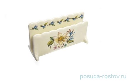 Салфетница 18 х 7,5 см &quot;Artigianato ceramico /Весенние лепестки&quot; / 171699