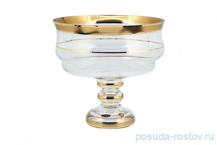 Фруктовница 30 см н/н &quot;Матовая полоса /золото&quot; SC / 135950