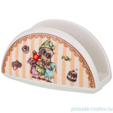Салфетница 12,5 х 6,5 см &quot;Совушки&quot; / 225647